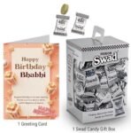 Swad Happy Birthday Bhabhi Gift with Card (Swad Digestive Candy 125 Gift Box & 1 Greeting card) - Fast UK Delivery - Image 3