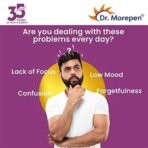 DR. MOREPEN Memory, Focus & Mood Tablets Enriched With GABA, Ashwagandha, Chamomile & Brahmi-Vitamins B1, B2, B3, Magnesium | Safe For Brain Health, Non-GMO & Preservatives Free-60 Tablets - Fast UK Delivery - Image 3