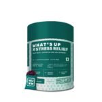 What's Up Wellness Stress Relief Gummies | For Men & Women with Chamomile, Passion Flower, L-theanine, Sage & Holy Basil, Reduces Stress, Anxiety and Improves Sleep - 30 Gummy Pack - Fast UK Delivery