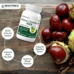 Horse Chestnut 300mg - 60 Veg Capsules - Fast UK Delivery - Image 6