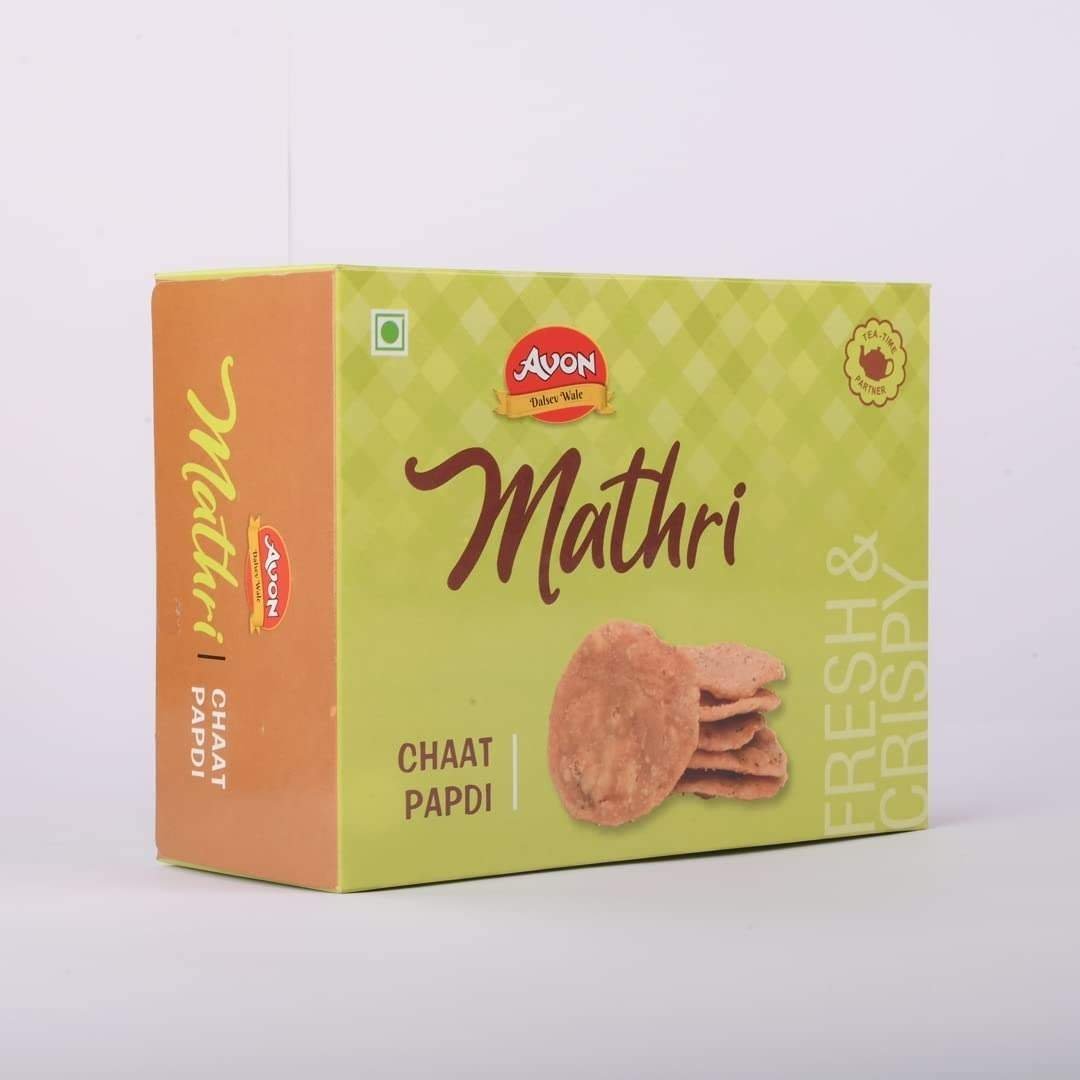 uk51yXVYSn1EL-1-1.jpg Avon Dalsev Wale 400 gm pack | Achar Chat Papdi Mathri Snacks | Tea time Snacks | Indian Namkeen Nashta | Authentic Regional Preparation - Fast UK Delivery - Image 1