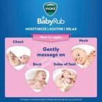 Vicks BabyRub 25ml, Specifically for Babies-Moisturize, Soothe and Relax your baby - Fast UK Delivery - Image 4