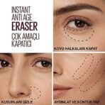 Maybelline Instant Anti Age Eraser Eye Full Coverage Concealer, Natural, Dark Circles And Blemish Concealer Lotion, Ultra Blendable Formula For All Type of Skin, 03 Fair, 1 Count - Fast UK Delivery - Image 7