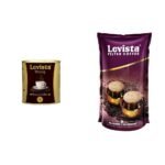 Levista Strong 200 gm Can Levista Filter coffee 80:20-500 gm Pouch - Fast UK Delivery