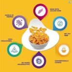 Kwality Corn Flakes 1kg | Made with Golden Corns | 99% Fat Free, Natural Source of Vitamin & Iron | High in Protein & Fiber | Healthy Breakfast Cereal - Fast UK Delivery - Image 6