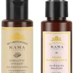 Kama Ayurveda Organic Sweet Almond Oil (50ml - In) & Kama Ayurveda Pure Rose Combo - Fast UK Delivery