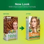 Nisha Cream Blonde Hair Color, 7.3 Honey Blonde, 90ml + 60gm, (Pack of 3) Fast Shipping to USA & Canada - Image 5