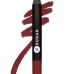 SUGAR Cosmetics Matte as Hell Lip Crayon | Lasts upto 8hrs | Water Resistent Lipstick for Women | 2.5gm - 15 Stephanie Plum - Fast UK Delivery