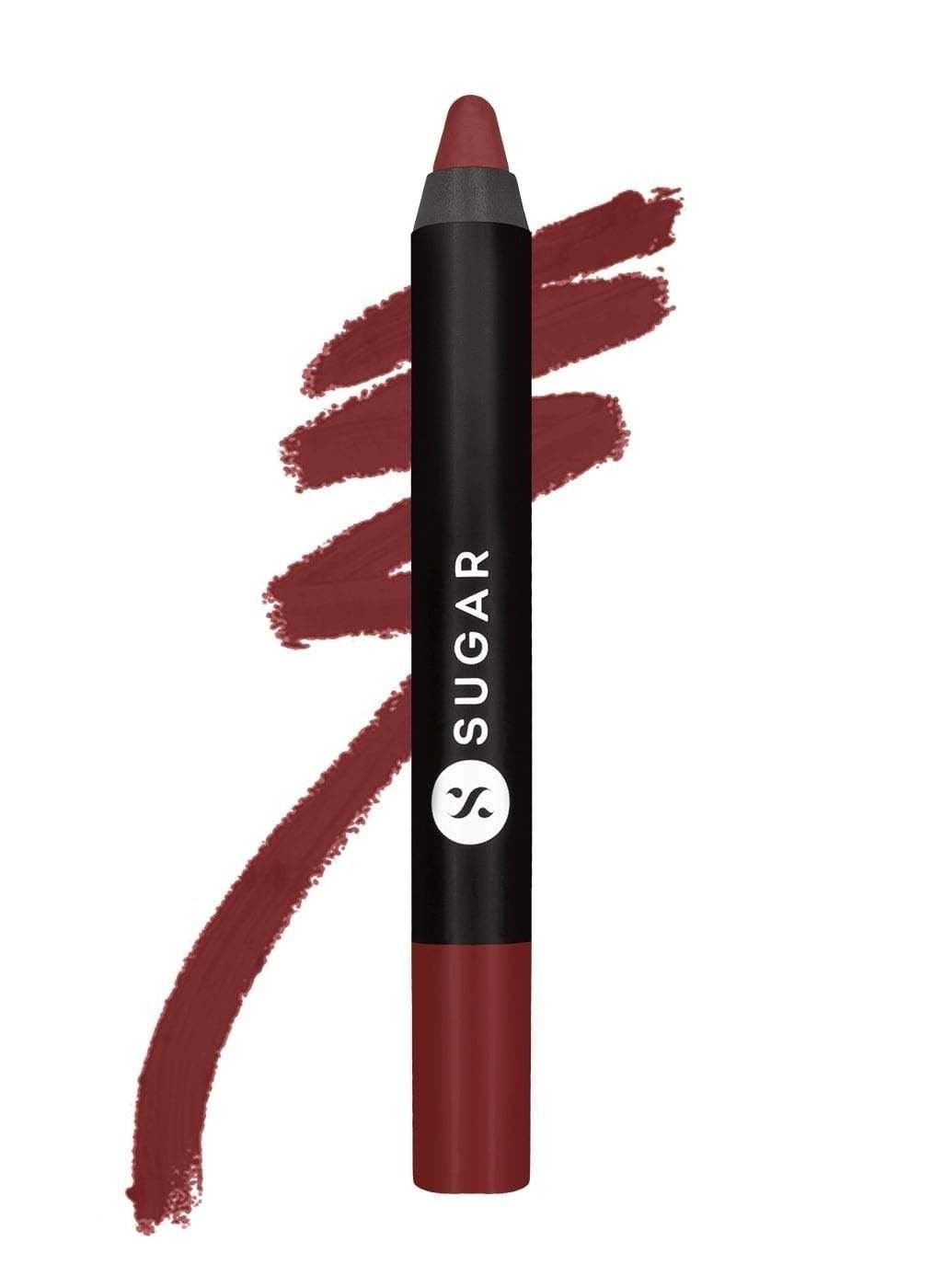 uk51yxysXweeL-1.jpg SUGAR Cosmetics Matte as Hell Lip Crayon | Lasts upto 8hrs | Water Resistent Lipstick for Women | 2.5gm - 15 Stephanie Plum - Fast UK Delivery - Image 1
