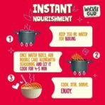 WickedGud Curry (201gm) & Masala (207gm) Nourishing Instant Noodles | No Maida | No Oil | No MSG | High Protein | High Fibre | Cholesterol Free - Fast UK Delivery - Image 6