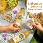 Paper Boat Ginger Lemon Sparkling Water, Pack of 6, 600ml Each | Carbonated Water | Zero Sugar, Zero Calories I Sugar Free - Fast UK Delivery - Image 6