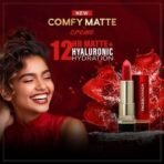 FACESCANADA Comfy Matte Creme Lipstick - Over And Out, 4.2G | Long Stay | Creamy Matte Finish | Intense Color | Super Hydrating & Nourishing | Single Stroke Smooth Application - Fast UK Delivery - Image 4