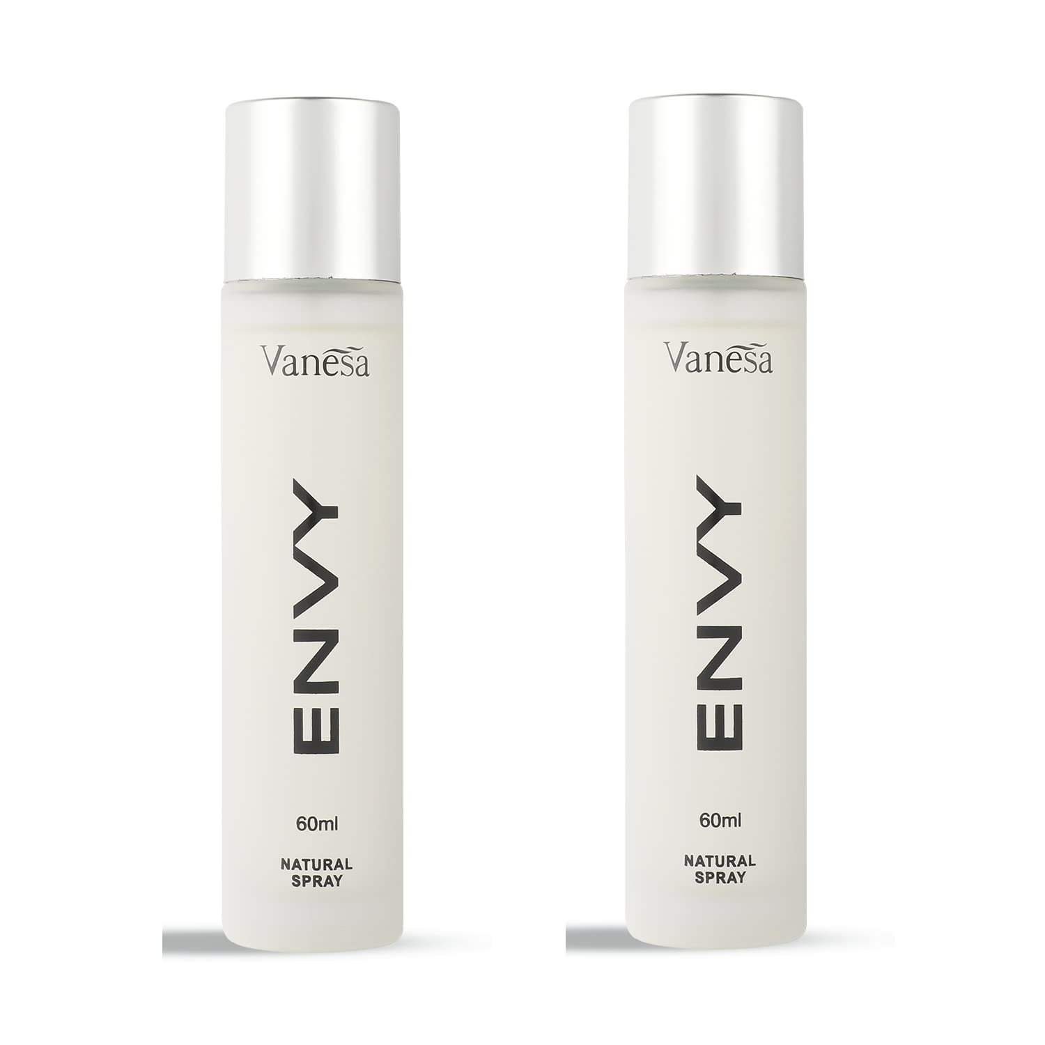 uk51zVaL3uML-1.jpg ENVY Natural Spray For Women Perfume - 60ML Each (Pack of 2) | Long Lasting Eau Da Parfum - Fast UK Delivery - Image 1