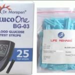 Dr. Morepen Gluco one BG03 25 strips with 25 life rehabs lancets Health Care Appliance Combo - Fast UK Delivery