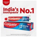 Colgate Strong Teeth, 500g (Combo Pack of 2), India's No: 1 Toothpaste Brand, Calcium-boost for 2X Stronger Teeth, Prevents cavities, Whitens Teeth, Freshens Breath - Fast UK Delivery - Image 4