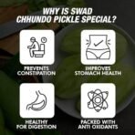 SWAD Delicious Combo Pack of Chhundo & Gorkeri Pickle (500 Gm Each)/ Gujarati chhunda & Meetha aam ka achaar- (Pack of 2) - Fast UK Delivery - Image 6