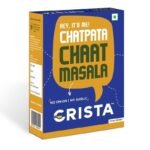 CRISTA 100 gms Chatpata Chaat Masala | Chat Masala | Chat Masala Powder | Vegan | No Onion | No Garlic | No Added Sugar | Trans Fat Free | Zero added Colours & Preservatives