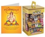 Swad Ganesh Chaturthi Gift with Card (Swad Mixed Candy 125 Gift Box & 1 Greeting card) - Fast UK Delivery - Image 2
