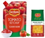 Del Monte Tomato Ketchup - Classic Blend, 950g & Del Monte Food Craft Penne Pasta, 500g - Fast UK Delivery