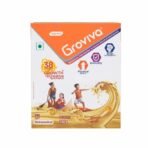 Groviva Customized Health Nutrition Drink made by Global Experts for Kids that supports Digestion, Physical Growth, Immunity and & Brain Development - Mango 200g BIB - Fast UK Delivery