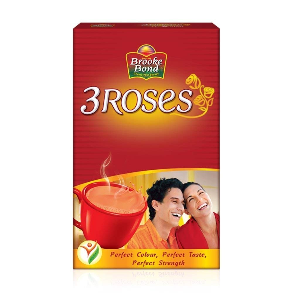 uk61-fYcnoIwL-1.jpg Brooke Bond 3 Roses Dust Tea, 500g Carton - Fast UK Delivery - Image 1