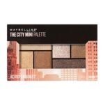 Maybelline New York Eyeshadow Palette, 6 Highly Blendable Shades, Sheer Finish, City Mini Palette, Rooftop Bronze, 6.4g - Fast UK Delivery