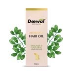 Deewal Moringa Hair Oil | 100% Natural | Deep Moisturizer for Ultra Shiny & Smooth Hair | Promotes Hair Growth | Reduces Hair Breakage, Dandruff & Dry Scalp | Herbal Hair Care Solution - Fast UK Delivery