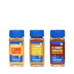 CRISTA SERIOUSLY PURE AND NOTHING MORE Flavours Of India-Gourmet Indian Spice Blends Combo-2|Makhani Gravy Spice Mix 50 Gm|Tandoori Masala Spice Mix 45 Gm|Spicy Corn Curry 45 Gms|Set Of 3