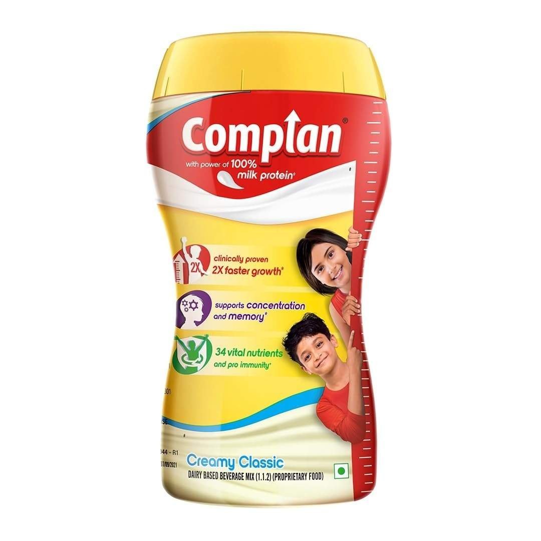 uk61-wf-orVnL-1.jpg Complan Nutrition Drink Powder for Children, Creamy Classic Flavour, 500 g Jar | Nutrition drink for kids with protein & 34 vital nutrients - Fast UK Delivery - Image 1