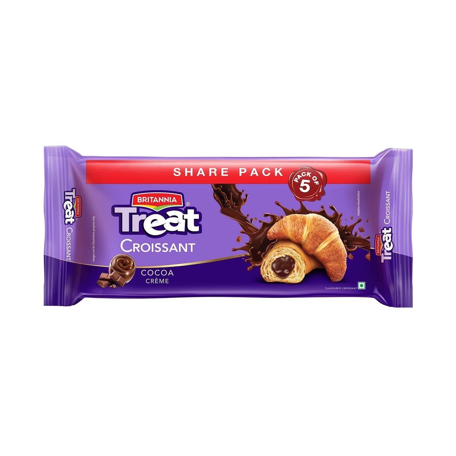 uk61-y-5KAJYL-1-1.jpg Treat Croissant Share Pack, 5 * 45g (225gm) - Fast UK Delivery - Image 1