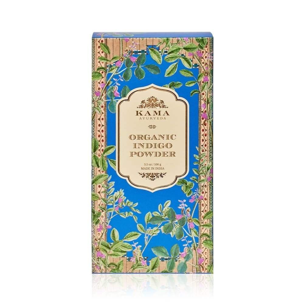 uk61-z9nBU2L-1.jpg Kama Ayurveda Organic Indigo Powder, 100g - Fast UK Delivery - Image 1