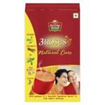 Brooke Bond 3 Roses Natural Care Tea 500 gm, Loose Leaves, Ginger - Fast UK Delivery