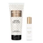 Bella Vita Luxury White Oud Unisex Eau De Parfum OUD WHITE Perfume Body Lotion for Nourishing Hydrating Soft SuppleHealthy Skin with Argan Oil and Shea Butter 200 Ml - Fast UK Delivery
