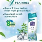 BOROPLUS Prickly Heat Ice Cool Powder- 2 x 150g+35g Packs(2 x 185 g) - Fast UK Delivery - Image 4