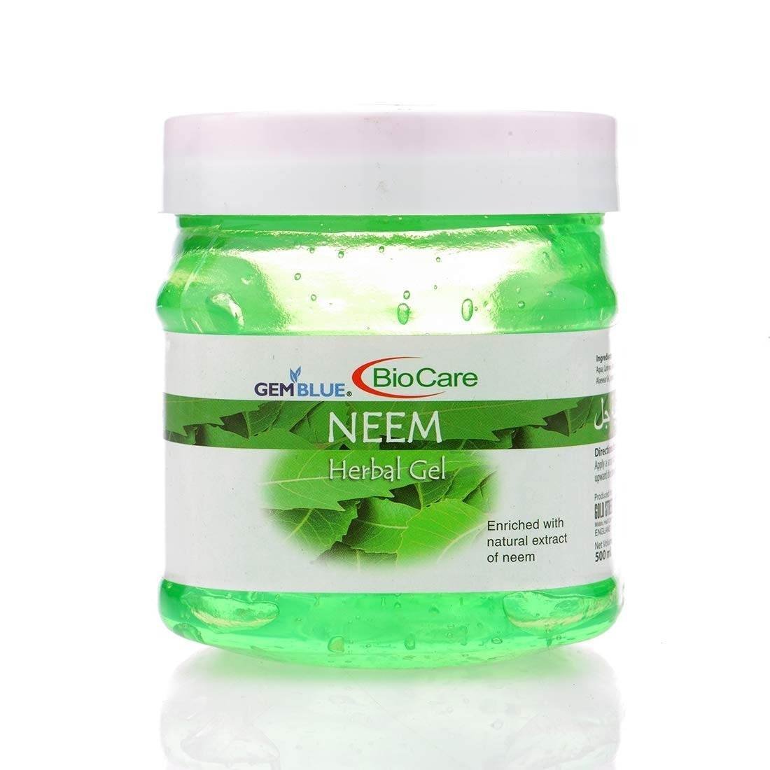 uk610UxYBKF5L-1-1.jpg GEMBLUE BioCare Neem Gel, 500 ml - Fast UK Delivery - Image 1