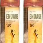 Engage W4 Floral Perfume Body Spray - For Women (240 Ml, Pack Of 2) - Fast UK Delivery
