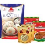 Bambino Breakfast Combo Mixes Pack of Rawa idli Each 500 Gms I Upma Mix Each 180 Gms X 2 Packets I Puligare Mix Each 100 Gms X 2 Packets - Fast UK Delivery