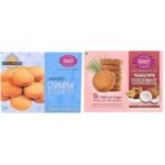 Karachi Bakery Osmania Biscuits, 400g Karachi Coconut Jaggery Biscuits 400gm - Fast UK Delivery