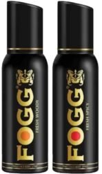 Fogg spicy and woody Aqua Deodorant Spray - For Men (150 ml) pack of 2 Hair Fragrance 2 (250, black red) - Fast UK Delivery