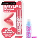 Maybelline New York Baby Lips Lip Balm, Cherry Kiss, 4g and Maybelline Baby Lips Anti Oxidant, Berry, 4g - Fast UK Delivery