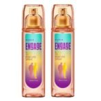 Engage Women's Fresh Perfume Spray - W2 (120Ml) (Pack Of 2) - Fast UK Delivery