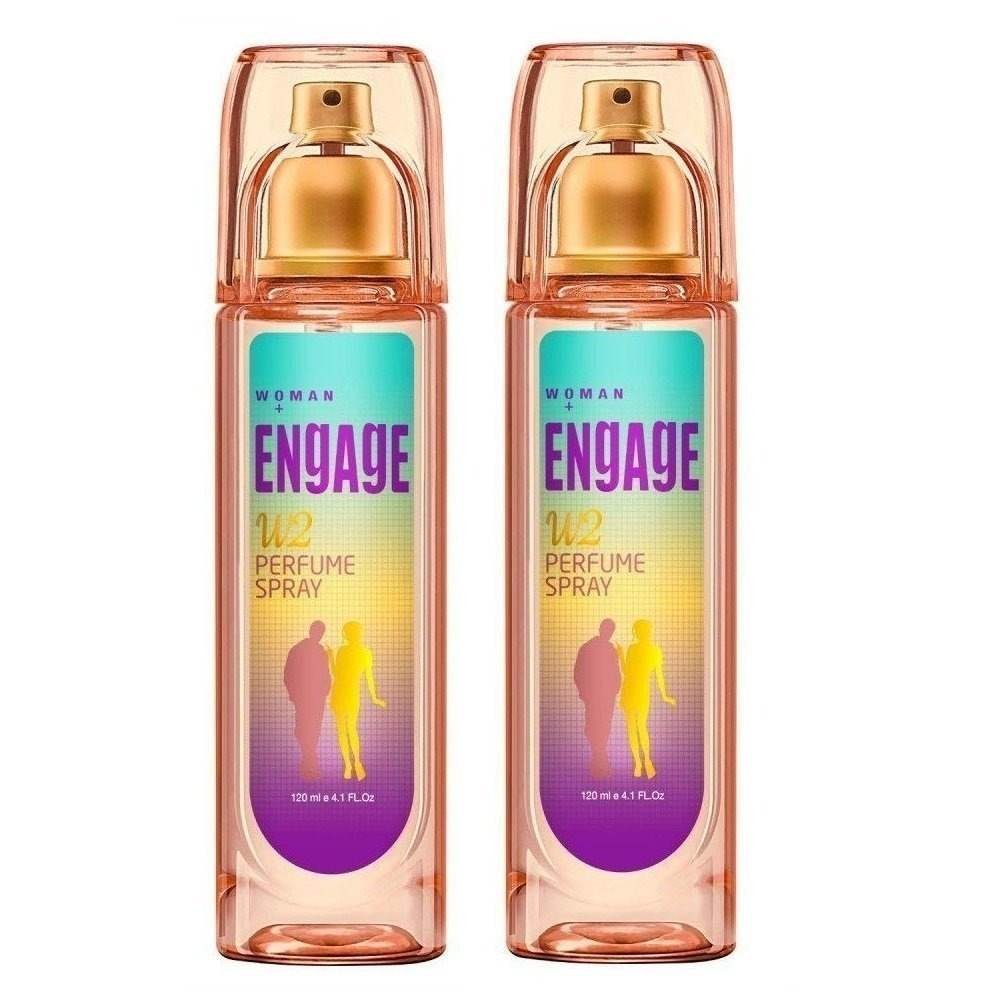 uk611lR4GPLcL-1-1.jpg Engage Women's Fresh Perfume Spray - W2 (120Ml) (Pack Of 2) - Fast UK Delivery - Image 1