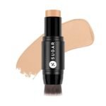 SUGAR Cosmetics Ace Of Face Foundation Stick With In-Built Brush | Lasts 24Hrs | Full Coverage Foundation For Women| 7Gm - 37 Freddo, Matte, All - Fast UK Delivery