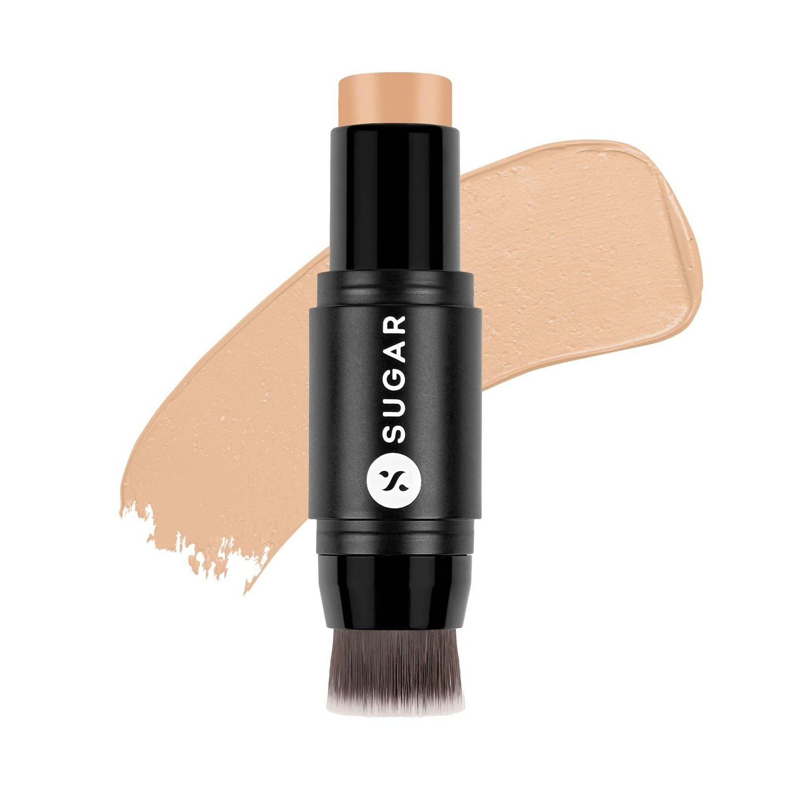 uk611wqqmdHWL-1.jpg SUGAR Cosmetics Ace Of Face Foundation Stick With In-Built Brush | Lasts 24Hrs | Full Coverage Foundation For Women| 7Gm - 37 Freddo, Matte, All - Fast UK Delivery - Image 1