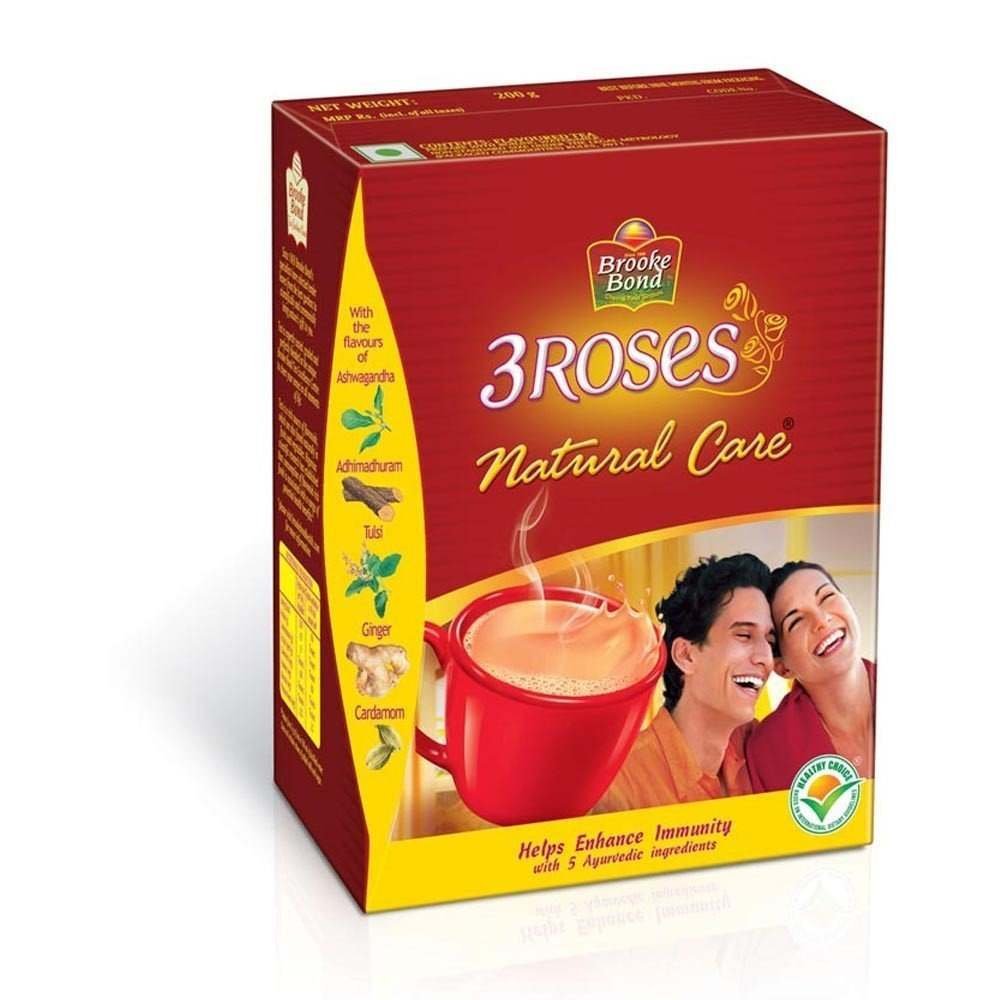 uk612POYdVUL-1.jpg Brooke Bond, 3 Roses Dust Tea, Natural Care, 250g - Fast UK Delivery - Image 1