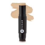 SUGAR Cosmetics Ace Of Face Matte Foundation Stick with In-Built Brush | For All Skin type,Lasts 24hrs | Full Coverage Foundation for Women | 12gm - 25 Macchiato - Fast UK Delivery