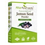 Attar Ayurveda Jamun Seed Powder for Diabetes - 250 grams - Fast UK Delivery