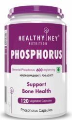 HealthyHey Nutrition Phosphorus - Support Bone Health -120 Veg. Capsules - Fast UK Delivery