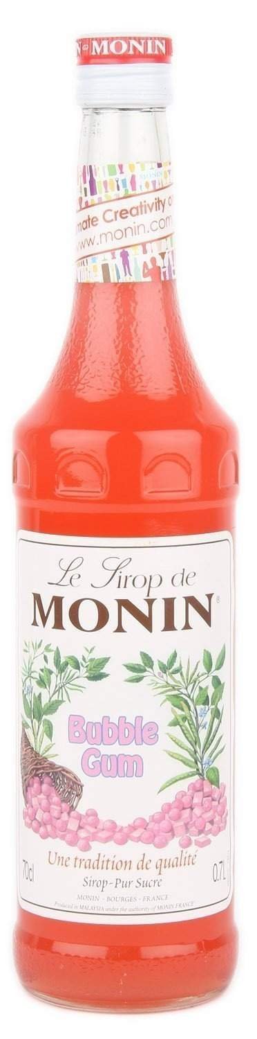 uk61418uVPF2L-1.jpg Monin Bubble Gum Flavoured Syrup, Cloudy Flashy Pink, Medium, 700 ml - Fast UK Delivery - Image 1