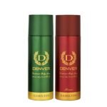 DENVER Hamilton Deo & Honour Deo - 200ML Each (Combo Pack of 2) | Long Lasting Deodorant Body Spray for Men - Fast UK Delivery